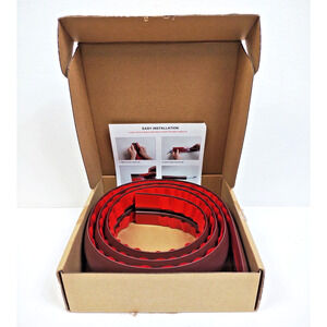 6Ft Self Adhesive Floor Cable Cover Extension Cord Hider Cable Management BROWN